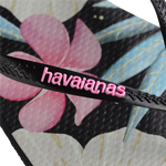 Carica l'immagine nel visualizzatore di Gallery, Havaianas Slim Floral black pink