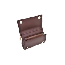 Carica l&#39;immagine nel visualizzatore di Gallery, LOVE MOSCHINO Borsa a tracolla con logo lettering marrone
