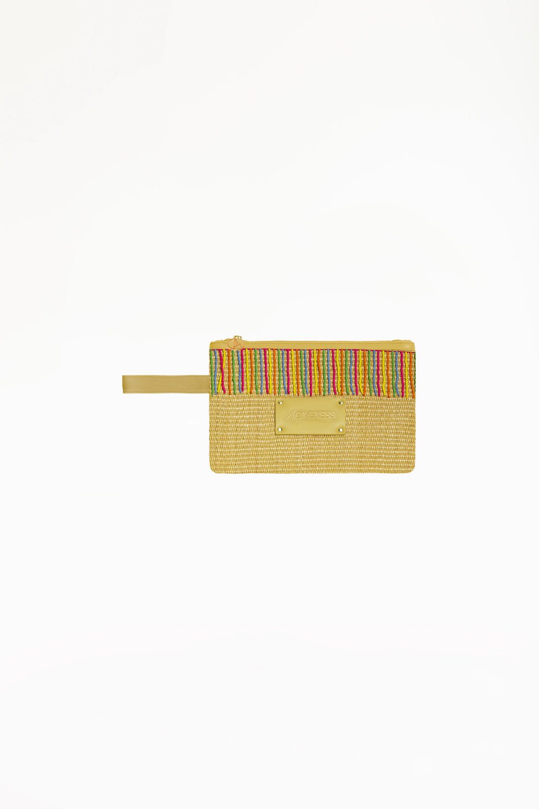 4GIVENESS Pochette portofino snake skin sand