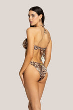Carica l&#39;immagine nel visualizzatore di Gallery, 4GIVENESS   Fascia e slip con laccetti marylin real leopard
