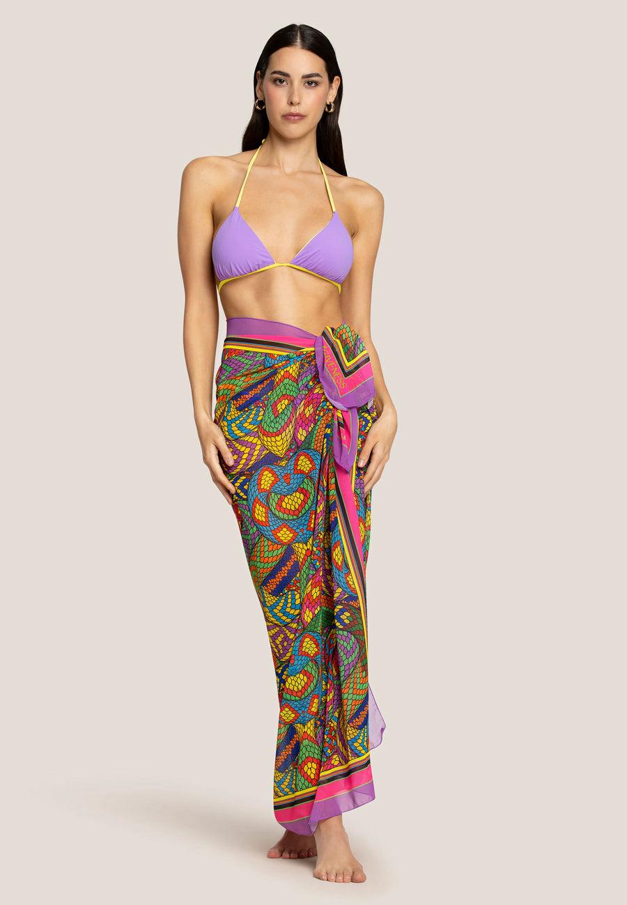 4GIVENESS pareo snake skin