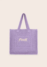 Carica l&#39;immagine nel visualizzatore di Gallery, F**K Tote Summer Bag  lilla
