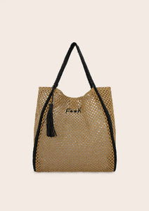 F**K Tote Summer Bag  beige