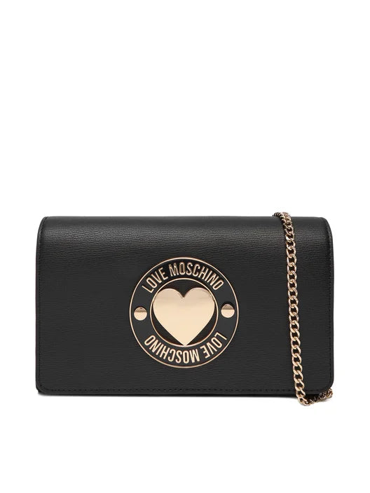 LOVE MOSCHINO borsa tracolla black gold