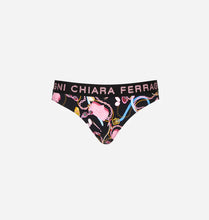 Carica l&#39;immagine nel visualizzatore di Gallery, CHIARA FERRAGNI SLIP BRASILIANA nero

