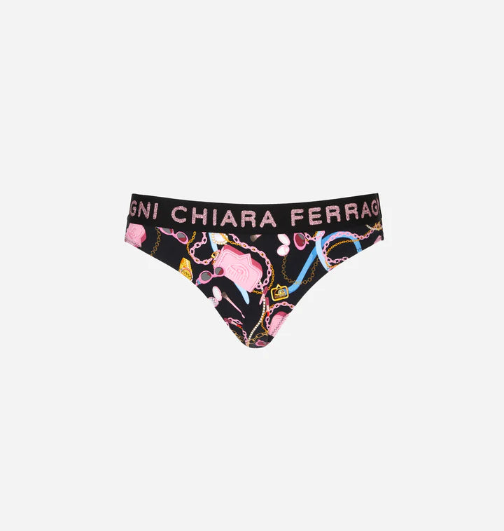 CHIARA FERRAGNI SLIP BRASILIANA nero
