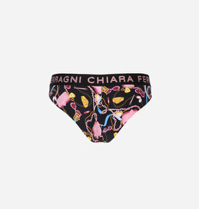CHIARA FERRAGNI SLIP BRASILIANA nero