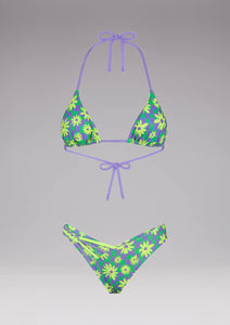 F**K BIKINI TRIANGOLO E SLIP AMERICANO FISSO RAINBOW
